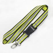 Polyester Lanyard With Reflective Band